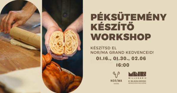 Péksütemény készítő workshop