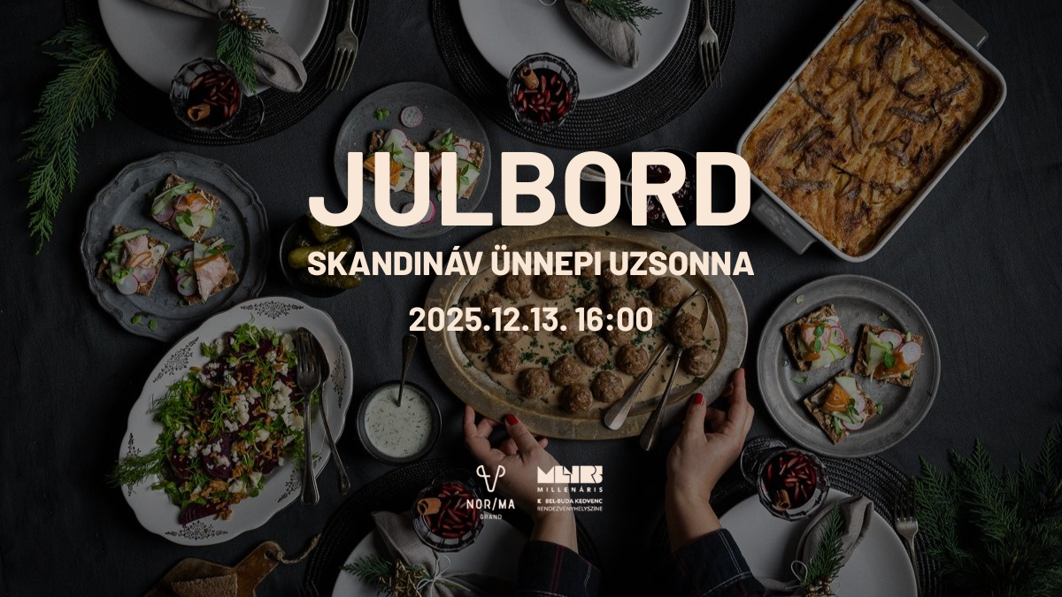 Julbord @Nor/ma Grand – skandináv ünnepi uzsonna